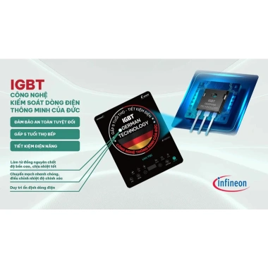 Bếp từ Livotec E Smart LIS 636 2 quạt, mâm từ đồng, BH24T, giao sau Tết, chỉ 1.851.000₫