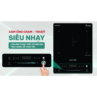 Bếp từ Livotec E smart LIS 826 - Cảm ứng trượt IGBT, BH 24 tháng, Giao sau Tết, Giá 1.904.000 VND 5