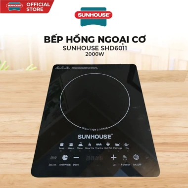 Bếp Từ SUNHOUSE SHD6.011 2.200W - Điều Khiển Cảm Ứng, Bảo Hành 12 Tháng, Giá Ưu Đãi 335k 8