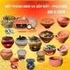 Bếp xông mini men gốm bồ kết chanh sả thảo mộc - Dễ thương, giá 47k giảm mạnh