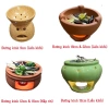 Bếp xông mini men gốm bồ kết chanh sả thảo mộc - Dễ thương, giá 47k giảm mạnh 5