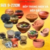 Bếp xông mini men gốm bồ kết chanh sả thảo mộc - Dễ thương, giá 47k giảm mạnh 9