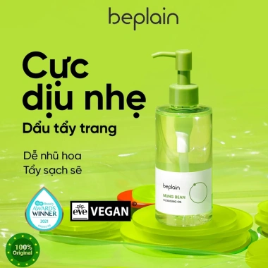 Beplain Dầu Tẩy Trang Đậu Xanh 200ml - Mung Bean Oil Chính Hãng Giá 215.000 Beplain Dầu Tẩy Trang Đậu Xanh 200ml - Mung Bean Oil Chính Hãng Giá 215.000