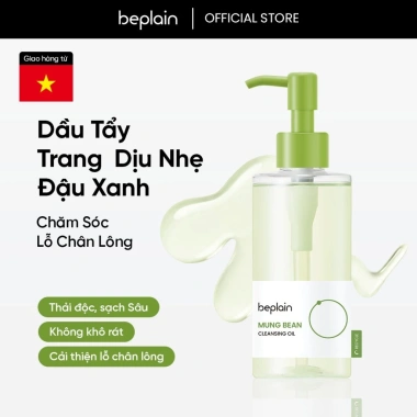 Beplain Dầu Tẩy Trang Đậu Xanh 200ml - Mung Bean Oil Chính Hãng Giá 215.000 2 Beplain Dầu Tẩy Trang Đậu Xanh 200ml - Mung Bean Oil Chính Hãng Giá 215.000 2