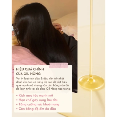 [BEST SELLER] Dầu OIL HỒNG Ủ Tóc Rosemary - Dưỡng Da Đầu Dầu, Kích Mọc, Dày Chân Tóc, Giảm Gãy Rụng - 79.000đ 2
