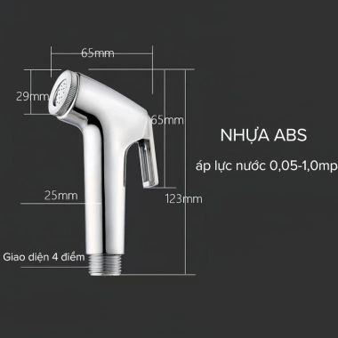 BESTPOOL Bộ Vòi Xịt Vệ Sinh Inox Bền Bỉ, Vòi Xịt Bồn Cầu Kèm Dây, Cài Xịt