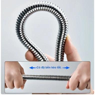 BESTPOOL Bộ Vòi Xịt Vệ Sinh Inox Bền Bỉ, Vòi Xịt Bồn Cầu Kèm Dây, Cài Xịt