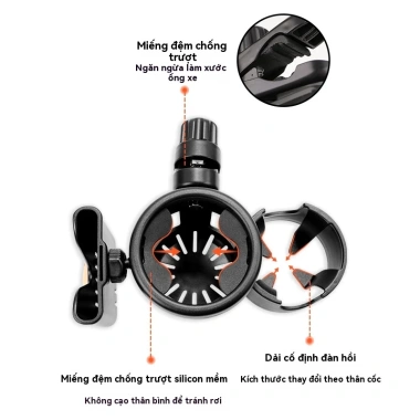 BESUPER Giá đỡ cốc 3 trong 1 cho xe đẩy, điện thoại, cốc sữa, tiện du lịch 4 BESUPER Giá đỡ cốc 3 trong 1 cho xe đẩy, điện thoại, cốc sữa, tiện du lịch 4