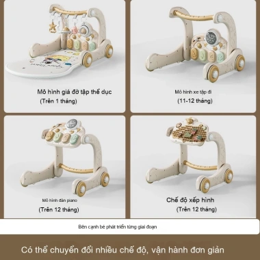 BESUPER Thảm nhạc cho bé sơ sinh kiêm xe tập đi piano 0-1 tuổi - Giá ưu đãi 330.000₫ 2