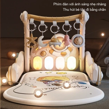 BESUPER Thảm nhạc cho bé sơ sinh kiêm xe tập đi piano 0-1 tuổi - Giá ưu đãi 330.000₫ 3
