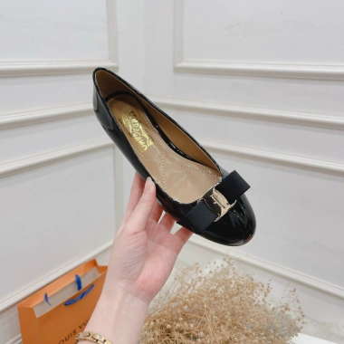 Bệt Búp Bê Nơ Da Bóng Đế Bệt - Thiết Kế Độc Đáo, Độ Bám Cao, Giá Ưu Đãi 540.000 VND 3