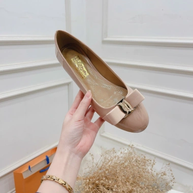 Bệt Búp Bê Nơ Da Bóng Đế Bệt - Thiết Kế Độc Đáo, Độ Bám Cao, Giá Ưu Đãi 540.000 VND 10