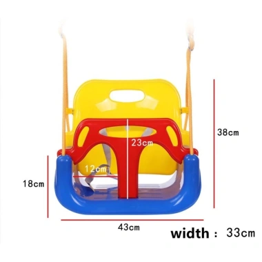 BEYONDAY Đồ chơi xích đu trẻ em - Swing nhựa PP, dây điều chỉnh, tập thể dục, quà tặng - 497.860₫ 2