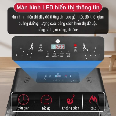 BG-TM200A/B Máy chạy bộ - Điều khiển remote từ xa, gọn nhẹ, dễ di chuyển, 2 phiên bản, giá ưu đãi 2.599.000 VND 5
