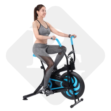 BG Xe đạp tập thể dục thể thao 8.701 mẫu xanh lam - Thiết kế mới, tay chân, giá chỉ 1.679.000 VND