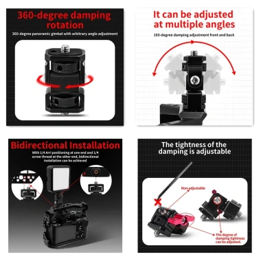 BGNING Adapter GoPro 13 cho DJI OSMO 360 - Mini Màn Hình Xoay, EVF, Đèn Flash, Giá Đỡ Gắn, Chỉ 153.322₫