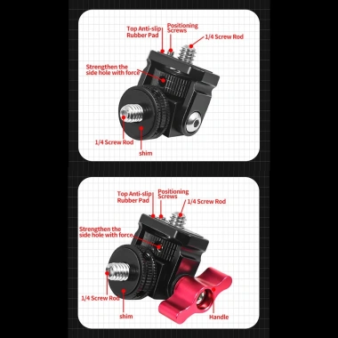 BGNING Adapter GoPro 13 cho DJI OSMO 360 - Mini Màn Hình Xoay, EVF, Đèn Flash, Giá Đỡ Gắn, Chỉ 153.322₫