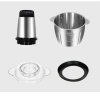 [BH 1NĂM] Máy xay đa năng 250W trục inox, cối inox304, 4 lưỡi dao - Xay được cua, thịt, rau 155k 5
