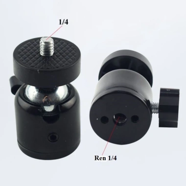 Bi Cầu Nối Kẹp Điện Thoại 360 Gắn Tripod, Gopro, Chân Đèn Ren 1/4 - Giá 15.000đ 6