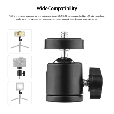 Bi Cầu Xoay 360 - Đèn Livestream, Tripod, Gậy Chụp Ảnh, Giá Đỡ Điện Thoại, 15.000đ 5