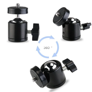 Bi Cầu Xoay 360 - Đèn Livestream, Tripod, Gậy Chụp Ảnh, Giá Đỡ Điện Thoại, 15.000đ 9