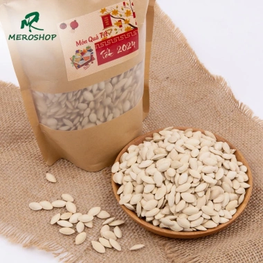 Bí nếp rang muối Mẹ Rô - muối mặn nhẹ, hồ sơ công bố, xuất hóa đơn công ty, giảm giá 110k