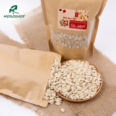Bí nếp rang muối Mẹ Rô - muối mặn nhẹ, hồ sơ công bố, xuất hóa đơn công ty, giảm giá 110k