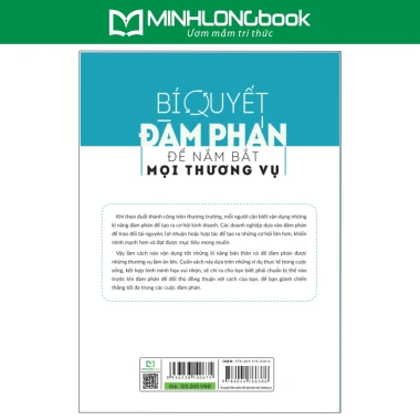 Bí Quyết Đàm Phán Nắm Bắt Mọi Thương Vụ Hễ Nói Là Thắng - Giá Ưu Đãi 56.000đ