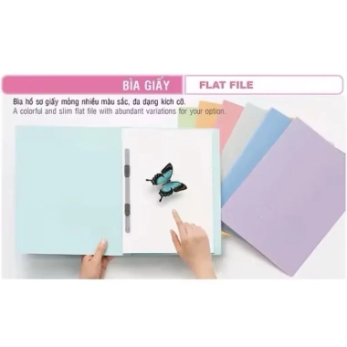Bìa Acco Giấy Plus A4 Có Nẹp - Độ Bền Cao, Giá Giảm 33.000 VND (Giá Gốc 39.930)