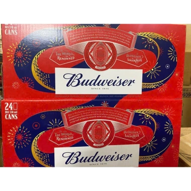 Bia Budweiser sỉ thùng 410 - Túi đựng 15k, giá chỉ 520.000đ (giá gốc 676.000đ)