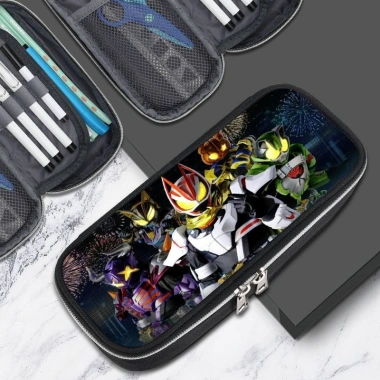 Bìa bút Kamen Rider Emperor Rider Extreme Fox, dung tích lớn cho HS tiểu học & THCS, giảm 22%