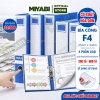 Bìa còng A4 Miyabi Đựng tài liệu, lưu trữ hồ sơ, kẹp simili, giá rẻ chỉ 35.500₫