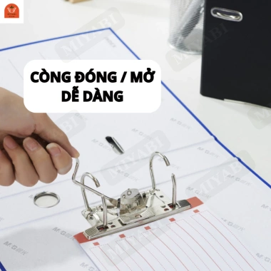 Bìa còng A4 Miyabi Đựng tài liệu, lưu trữ hồ sơ, kẹp simili, giá rẻ chỉ 35.500₫ 3