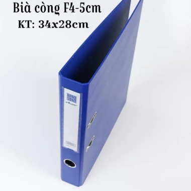Bìa Còng Bật F4 5-9cm Lưu Trữ Giấy Tờ, File Tài Liệu Tiện Lợi, Giá 50.000₫