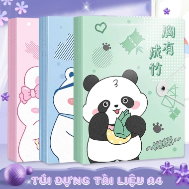 Bìa đựng hồ sơ A4 hoạt hình 30-60 trang trong suốt - Giá ưu đãi 27.800đ 4