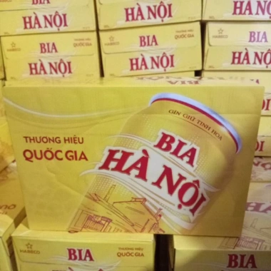 Bia Hà Nội Thùng 24 Lon – Vị Đậm Đà, Giá Ưu Đãi 95.900₫, Giảm Đến 20%