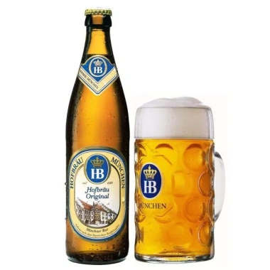 Bia HB Hofbrau München Original 5.1% nhập khẩu Đức 500ml - Giá chỉ 119.000đ