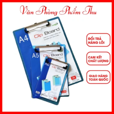 Bìa kẹp trình ký nhựa Xukiva A4 A5 A6 bảo vệ tài liệu, giá ưu đãi 32.000 VND