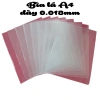 Bìa lá nhựa A4 dày 0.15mm - Bảo vệ tài liệu, giá ưu đãi 15.000đ