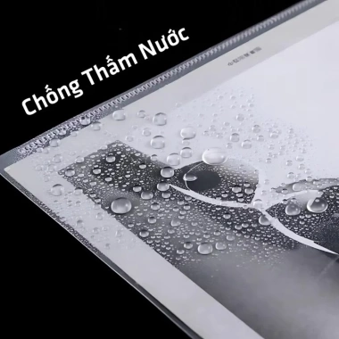 Bìa lá nhựa A4 dày 0.15mm - Bảo vệ tài liệu, giá ưu đãi 15.000đ