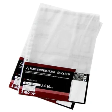 Bìa Lỗ Plus A4 trong suốt 10 tờ - Bảo vệ tài liệu, giá 20.000 VND 4