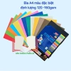 Bìa màu A4 100 tờ đặc biệt làm thiệp, trộn màu Pgrand - Giá chỉ 78.000 VND 4