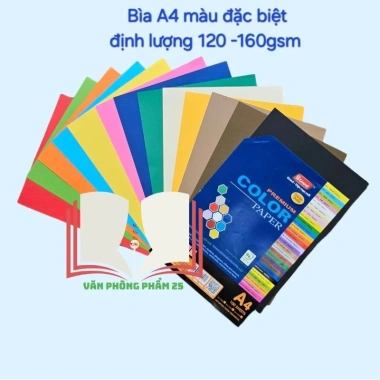 Bìa màu A4 100 tờ đặc biệt làm thiệp, trộn màu Pgrand - Giá chỉ 78.000 VND 4 Bìa màu A4 100 tờ đặc biệt làm thiệp, trộn màu Pgrand - Giá chỉ 78.000 VND 4