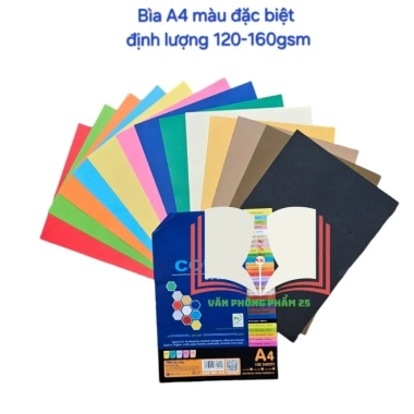 Bìa màu A4 100 tờ đặc biệt làm thiệp, trộn màu Pgrand - Giá chỉ 78.000 VND 5 Bìa màu A4 100 tờ đặc biệt làm thiệp, trộn màu Pgrand - Giá chỉ 78.000 VND 5