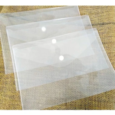 Bìa nút nhựa My Clear A5 - Trong suốt, bền, giá 22.000₫ - Dễ dán tài liệu