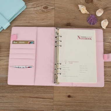 Bìa sổ BlackBear Limit A5/A6 - Planner Journal File Folder Văn phòng phẩm, Nạp lại - Giá 91.692₫