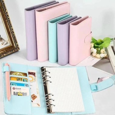 Bìa sổ BlackBear Limit A5/A6 - Planner Journal File Folder Văn phòng phẩm, Nạp lại - Giá 91.692₫