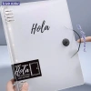 Bìa Sổ Còng A5 Hola Nhựa Trong Suốt - Thiết Kế Khuyết, Sắt Bền, Phù Hợp Planner & Bullet Journal - Giá 35.000 VND 8