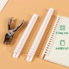 Bìa sổ còng nhựa đa màu A4‑B5‑A5 Buka đục lỗ – Phù hợp planner & bullet journal, chỉ 19.900₫ 6