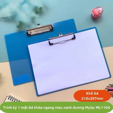 Bìa Trình Ký Nhựa A4 Đủ Màu Dẻo, Kẹp Tài Liệu Bill Hóa Đơn - 1 Chiếc Giá 30.000₫